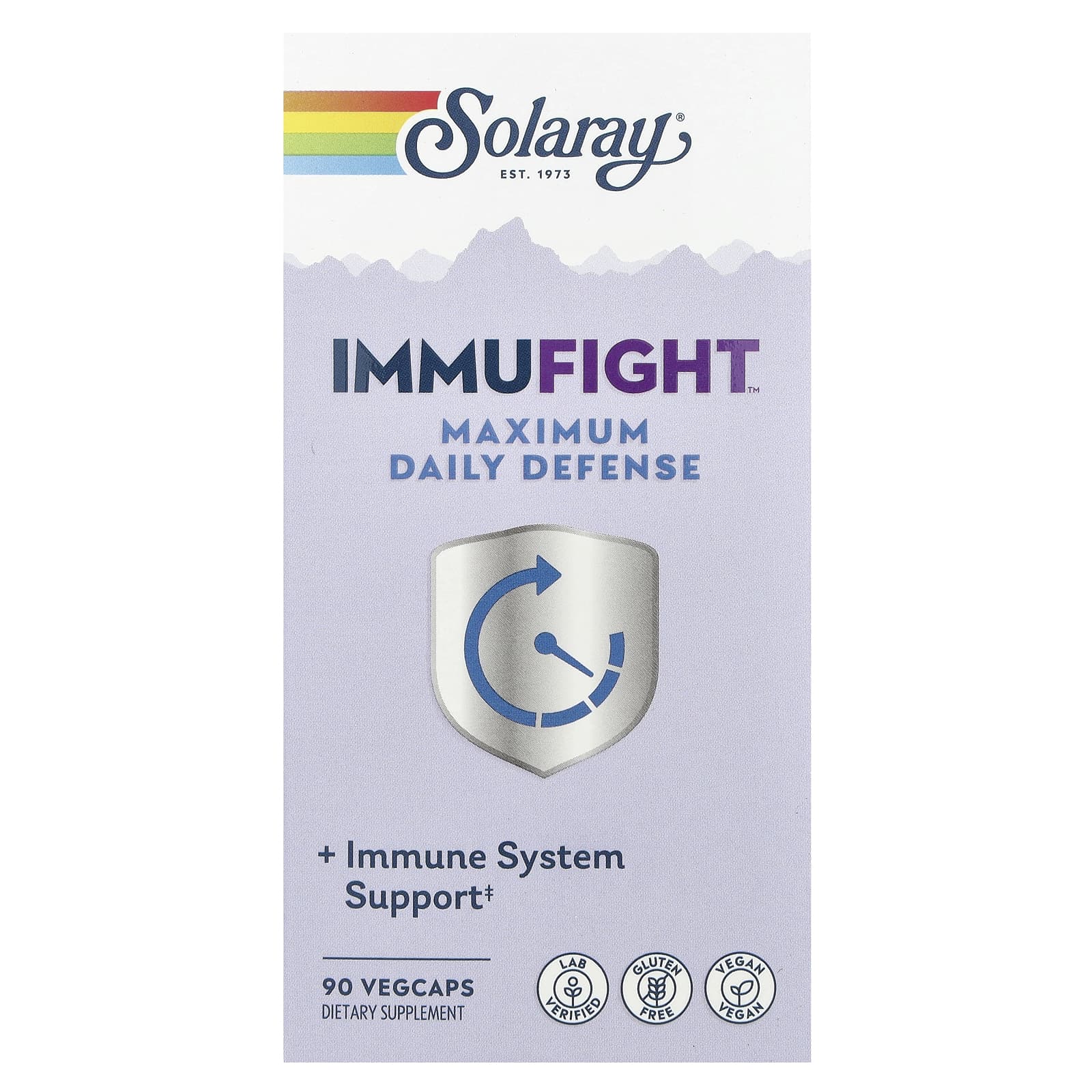 Solaray, ImmuFight™, Maximum Daily Defense, 90 VegCaps - Image 1