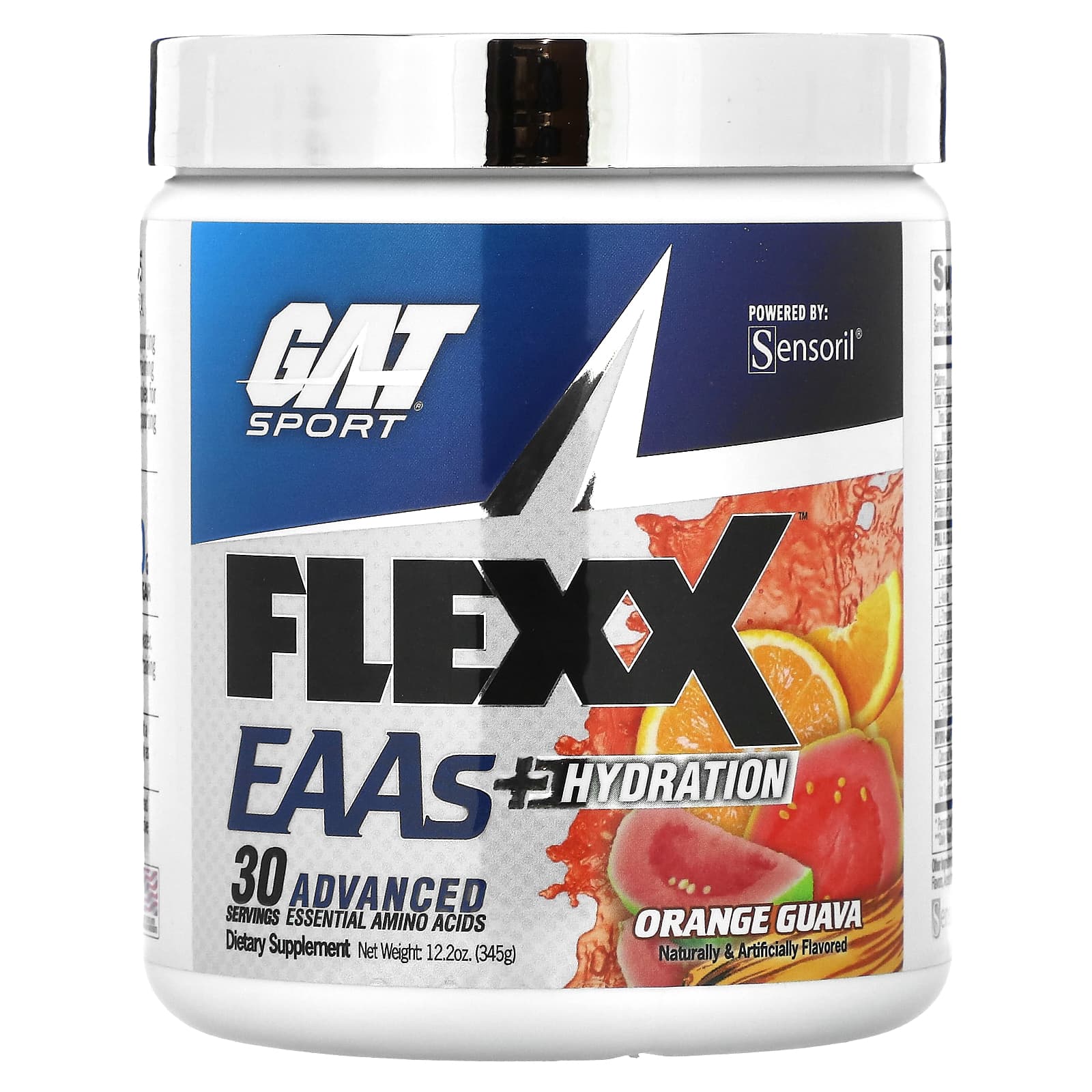 GAT Flexx EAAs + Hydration, Orange Guava, Support Muscle Recovery and Hydration - Image 1