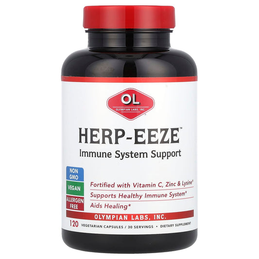 Olympian Labs, Herp-Eeze™, 120 Vegetarian Capsules - Image 1