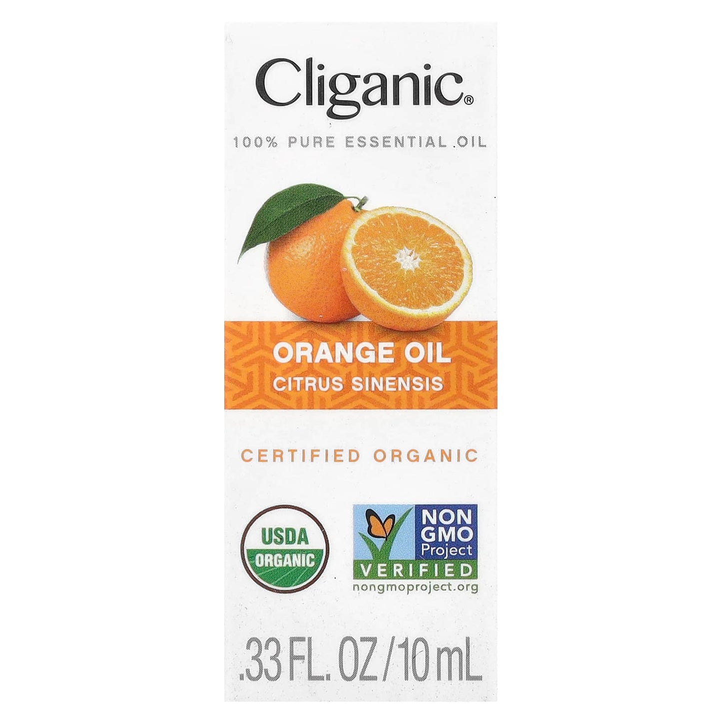 Cliganic USDA Organic Orange Essential Oil 10ml for Relaxation - Image 2