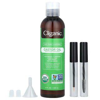 Pure & Natural Castor Oil for Hair, Skin & Eyelashes - USDA Organic
