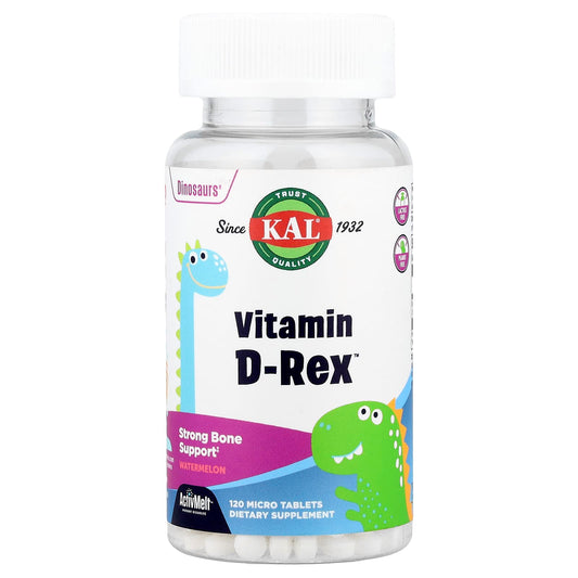 Vitamin D-Rex Watermelon by KAL: Supports Strong Bones & Immune Health - Image 1