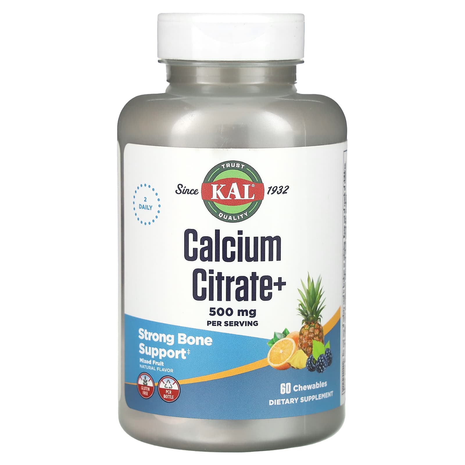 Support Strong Bones with KAL Calcium Citrate+ Chews - Image 1