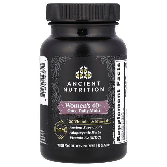 Ancient Nutrition Women's 40+ Daily Multi with Vitamins & Minerals, 30 Capsules - Image 1
