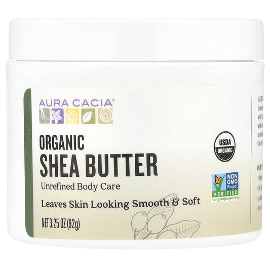 Organic Shea Butter for Smooth, Nourished Skin by Aura Cacia - Image 1