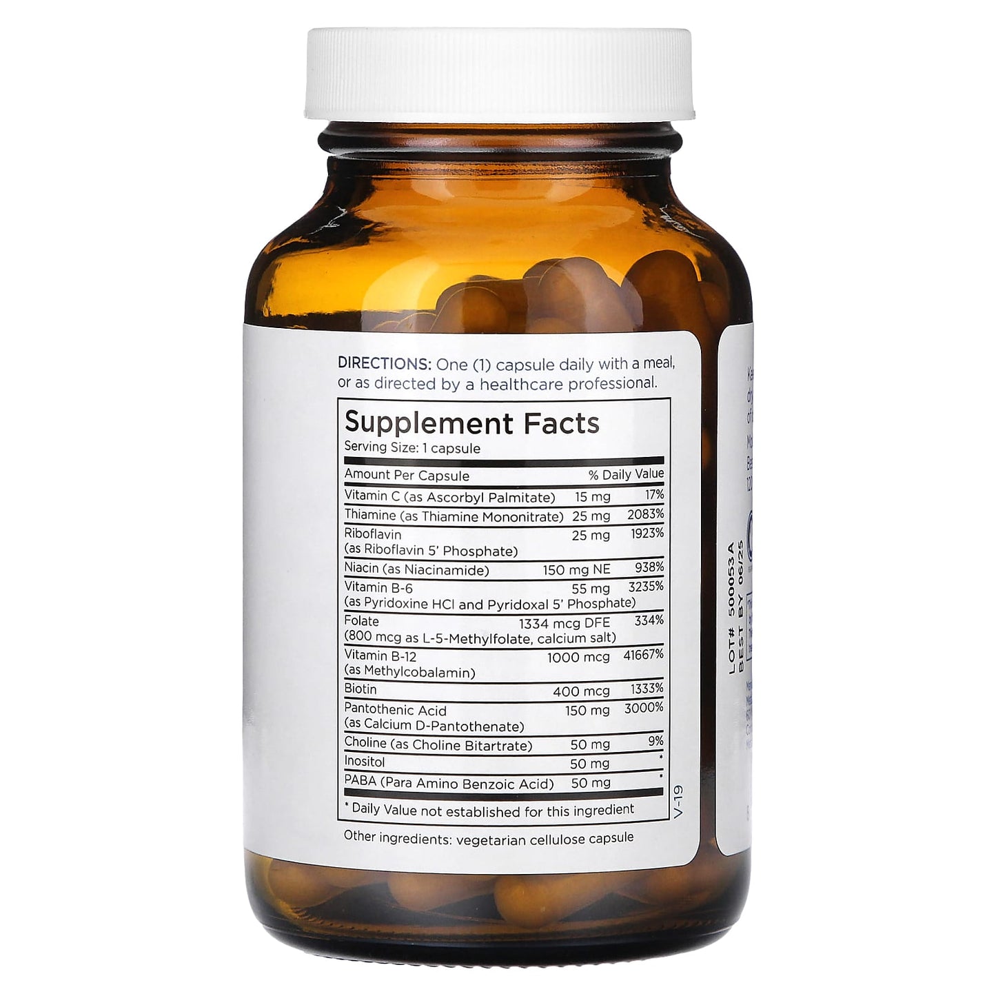 Metabolic Maintenance, B-Complex, 90 Capsules - Image 2
