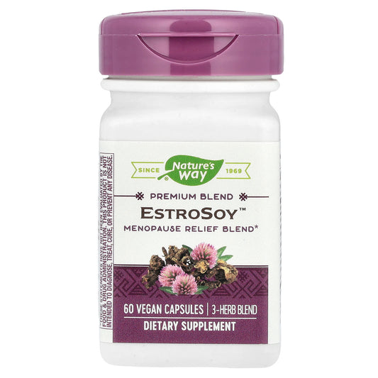 Nature's Way, EstroSoy™, Menopause Relief Blend, 60 Vegan Capsules - Image 1