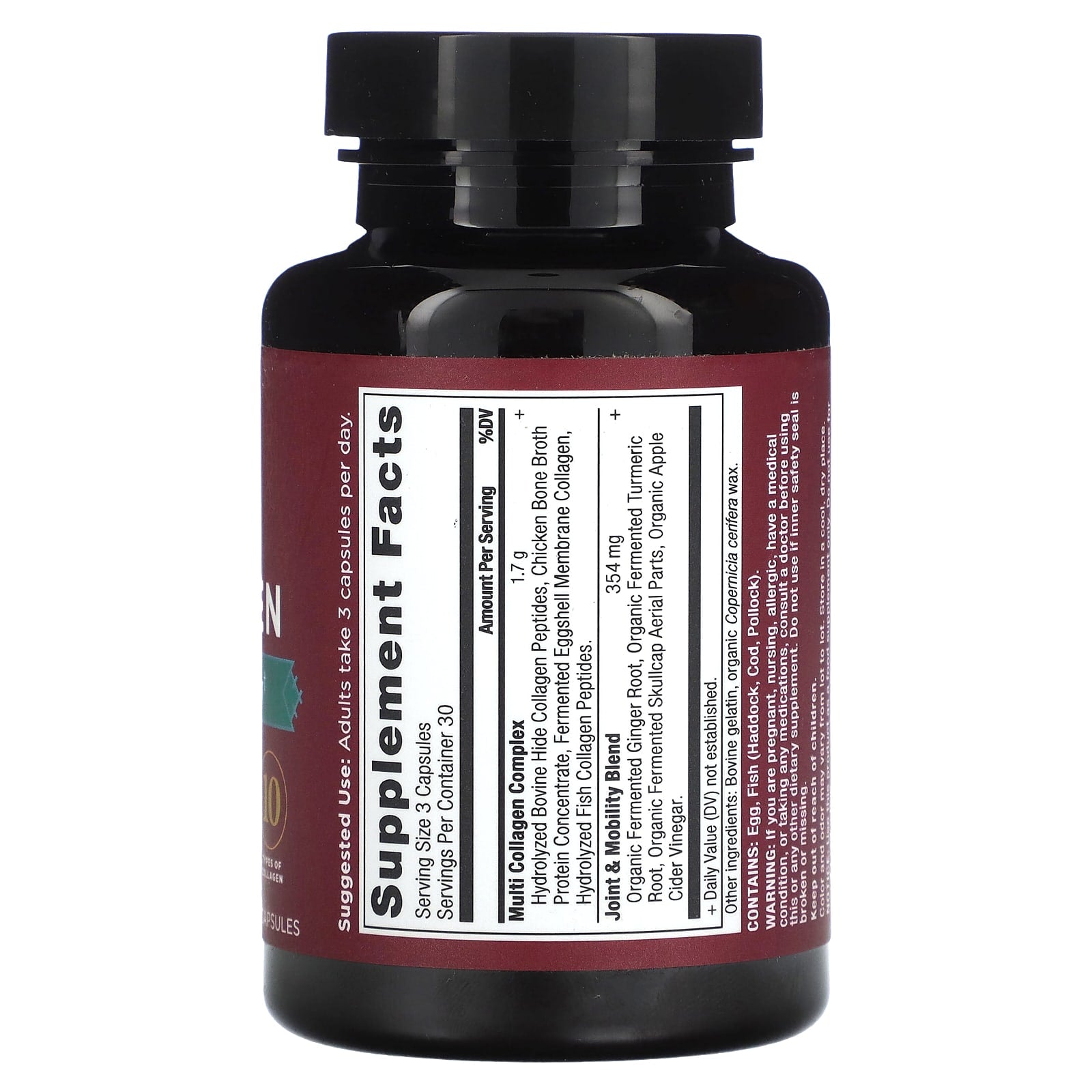Ancient Nutrition Multi Collagen for Joint + Mobility, 90 Capsules - Image 2