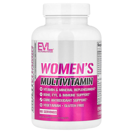 EVLution Nutrition Women's Multivitamin, 120 Tablets, High Performance - Image 1