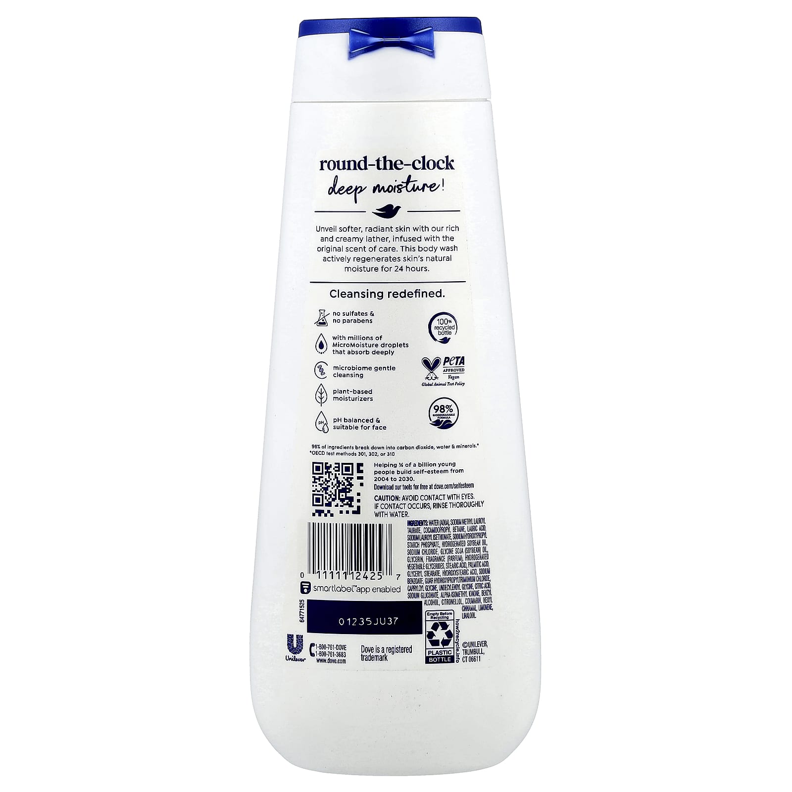 Deep Moisture Body Wash by Dove for Soft, Radiant Skin - Image 2