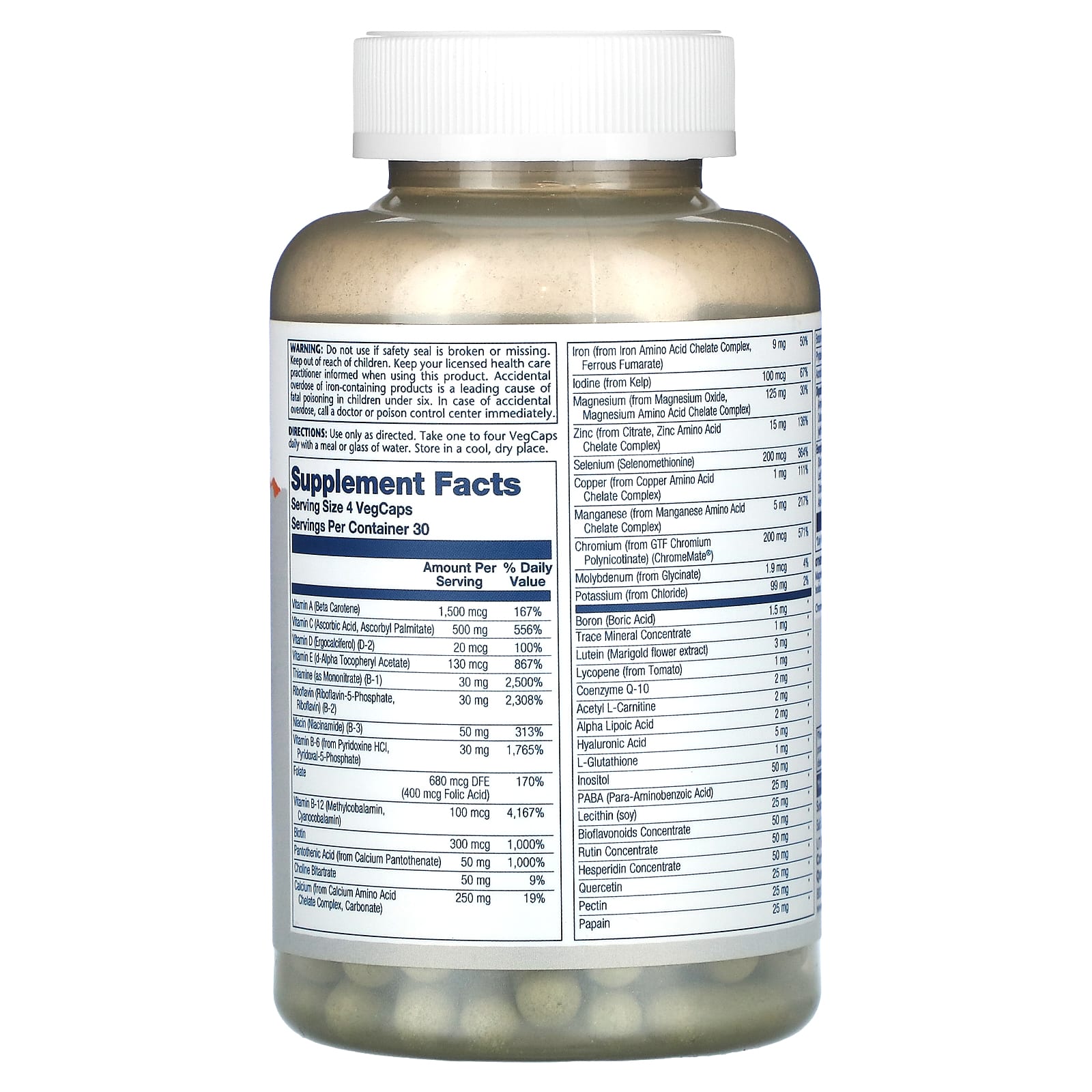 Solaray, Spectro, Multivitamin, 120 VegCaps - Image 2
