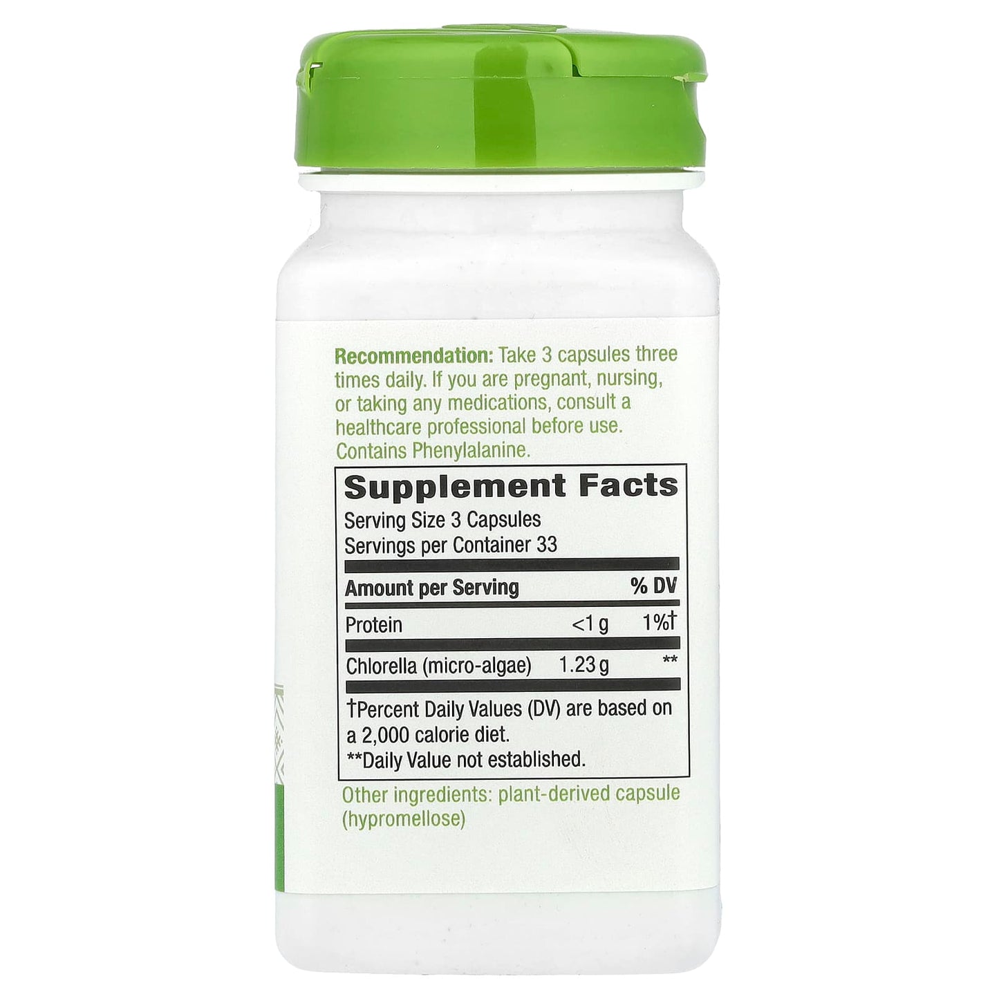 Nature's Way, Chlorella, Micro-Algae, 100 Vegan Capsules (410 mg per Capsule) - Image 2