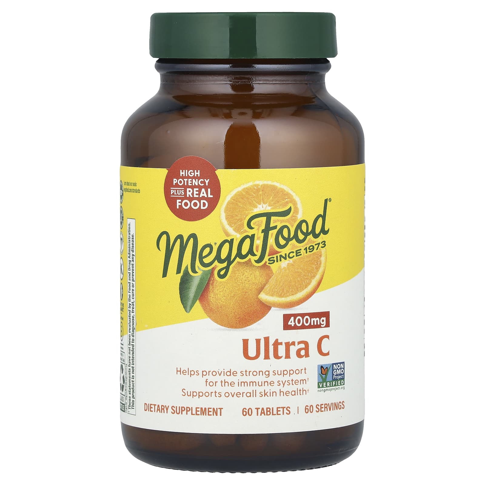 MegaFood, Ultra C, 400 mg, 60 Tablets - Image 1