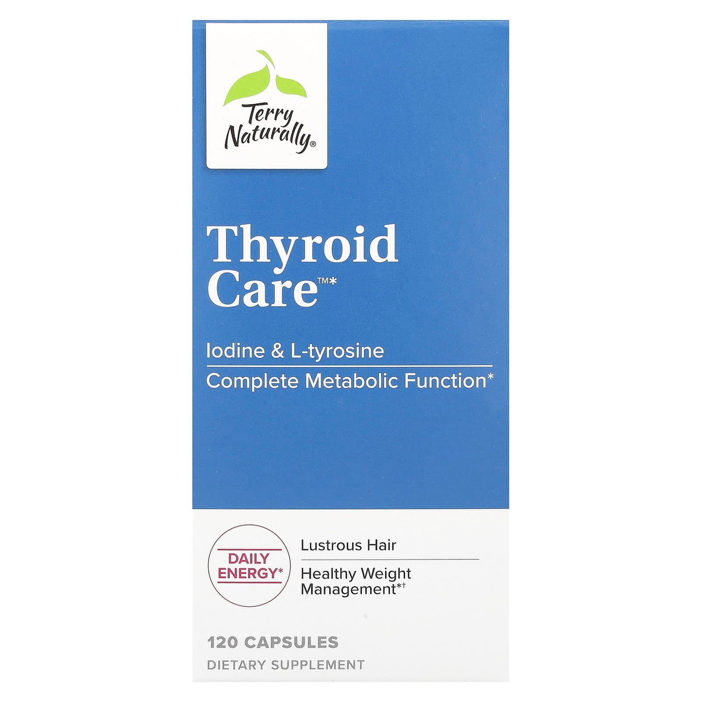 Terry Naturally, Thyroid Care,  120 Capsules - Image 1