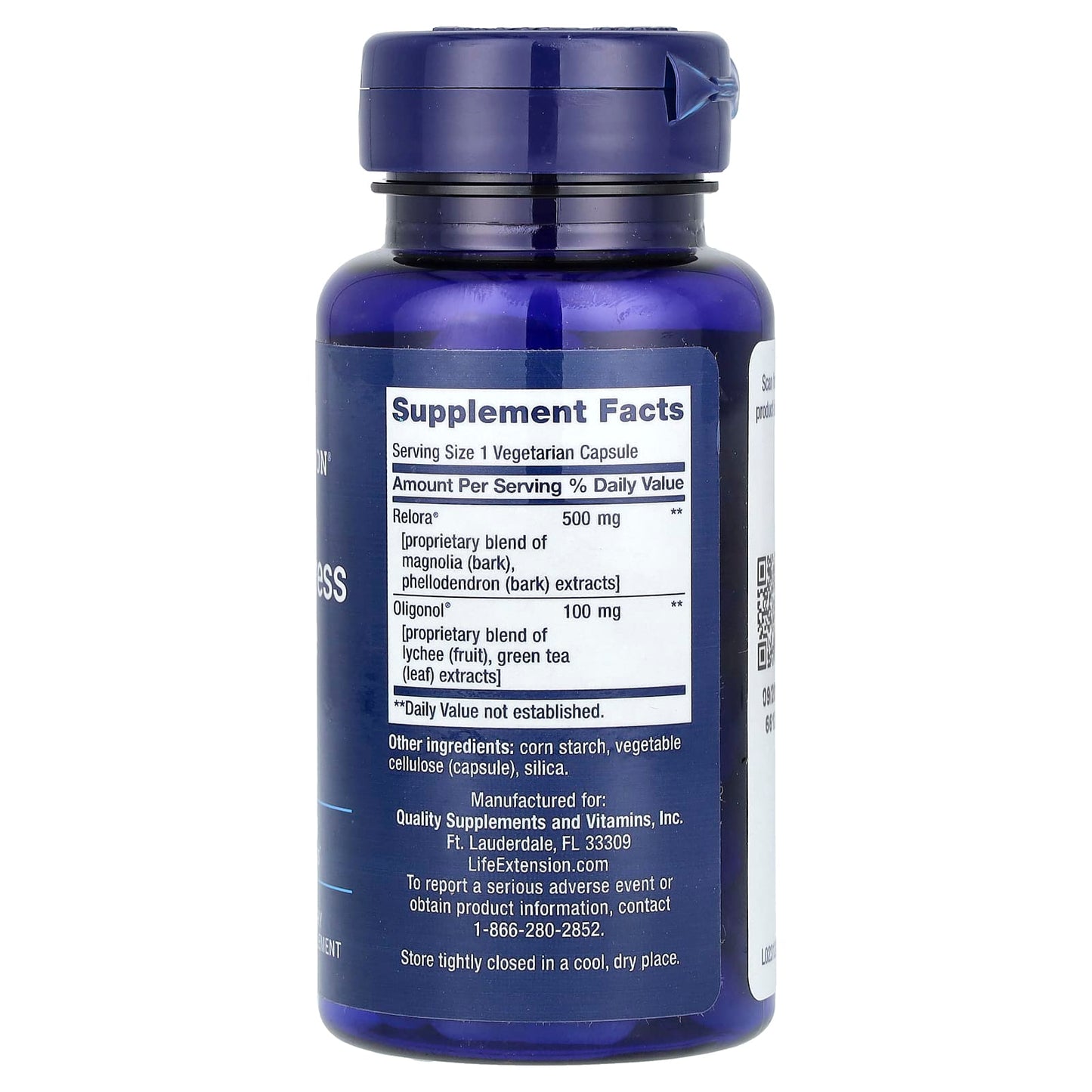 Life Extension, Cortisol-Stress Balance, 30 Vegetarian Capsules - Image 2