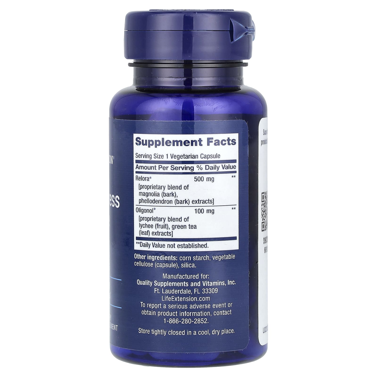 Life Extension, Cortisol-Stress Balance, 30 Vegetarian Capsules - Image 2