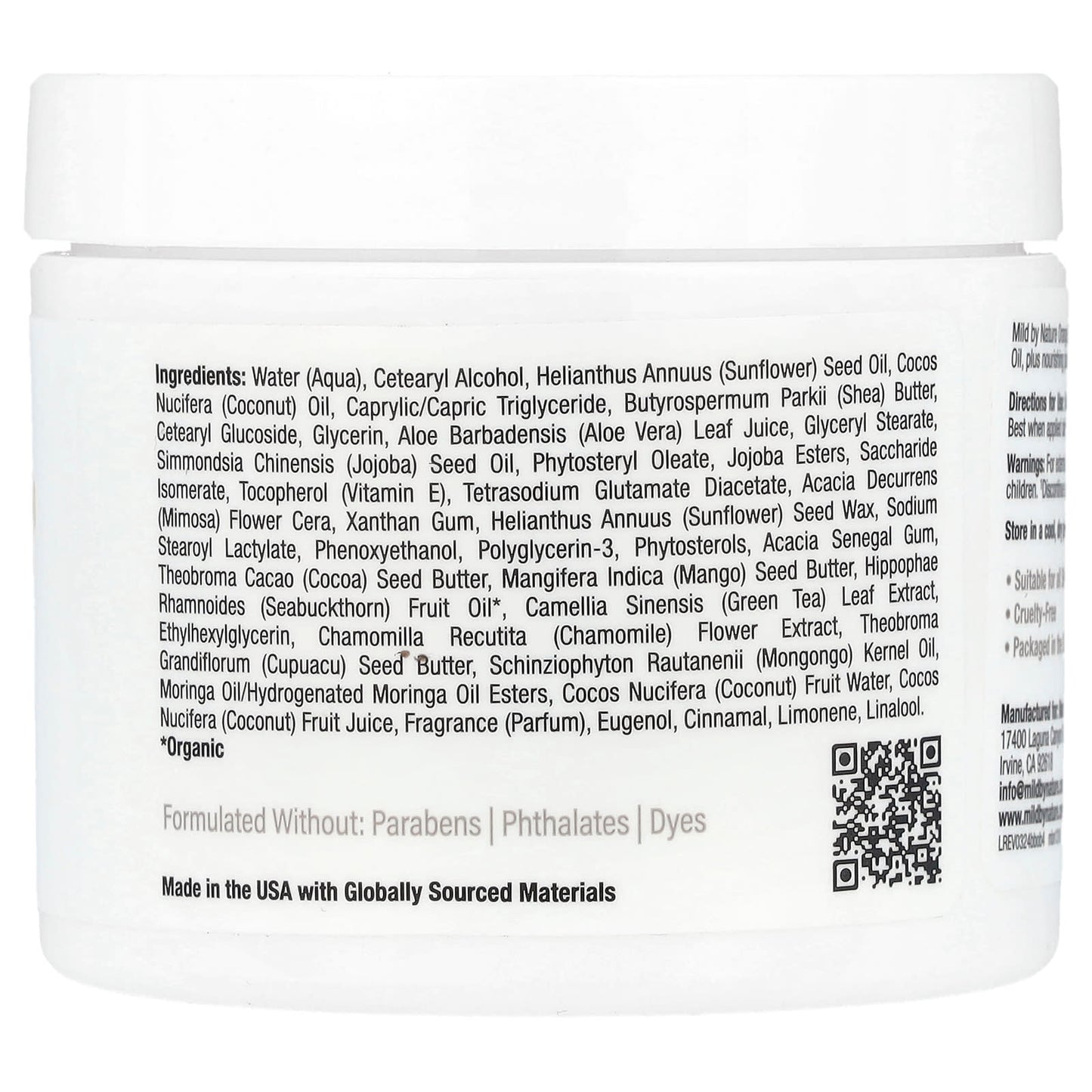 Orange Bergamot Body Butter for Hydrated Skin, Paraben-Free & Cruelty-Free - Image 2
