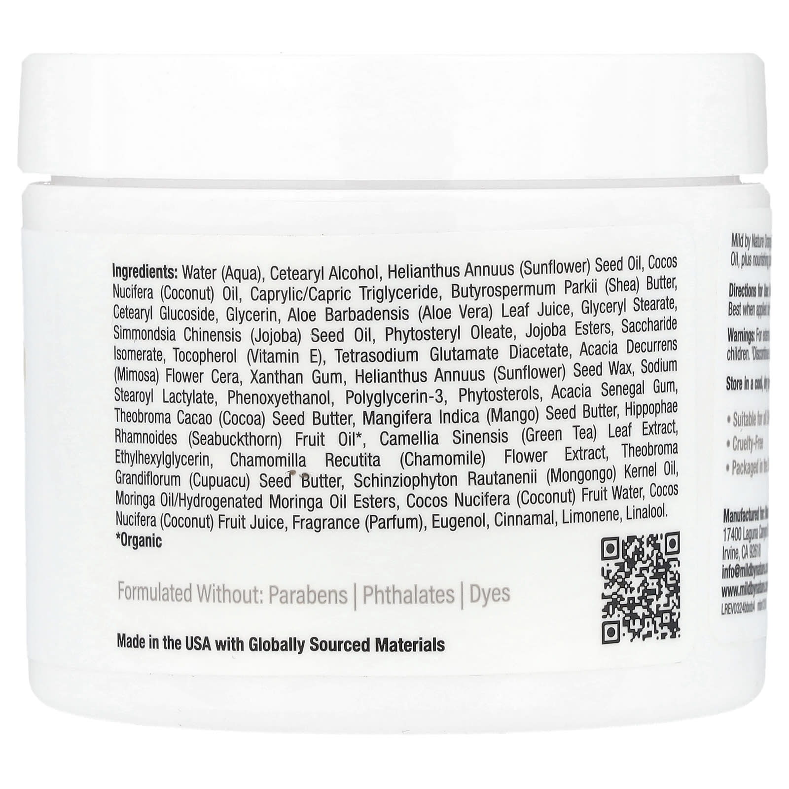 Orange Bergamot Body Butter for Hydrated Skin, Paraben-Free & Cruelty-Free - Image 2