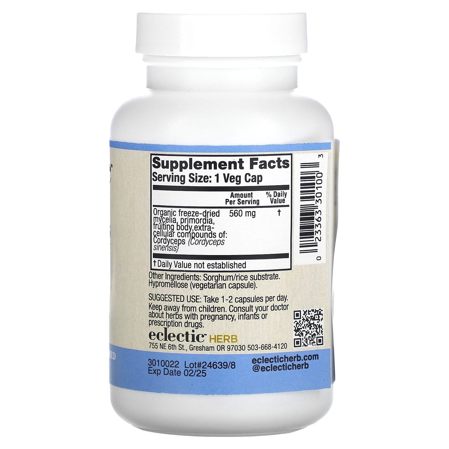 Boost Immune System with US-Grown Cordyceps - 120 Veg Caps - Image 2