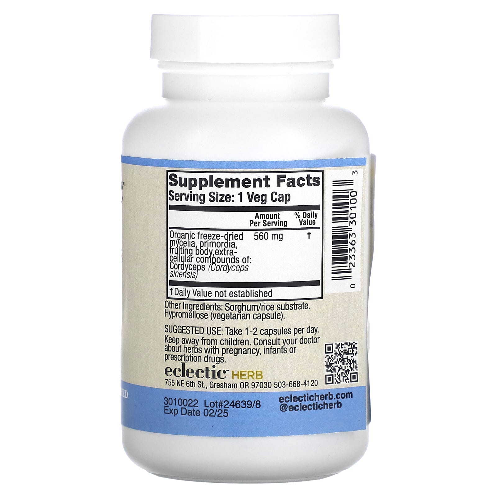 Boost Immune System with US-Grown Cordyceps - 120 Veg Caps - Image 2