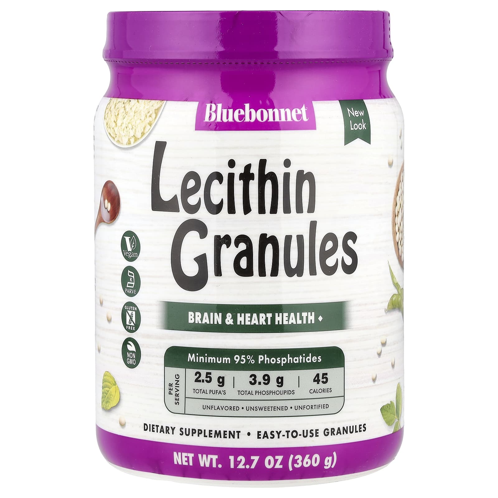 Bluebonnet Nutrition Lecithin Granules - Vegan & Non-GMO Brain & Heart Health - Image 1