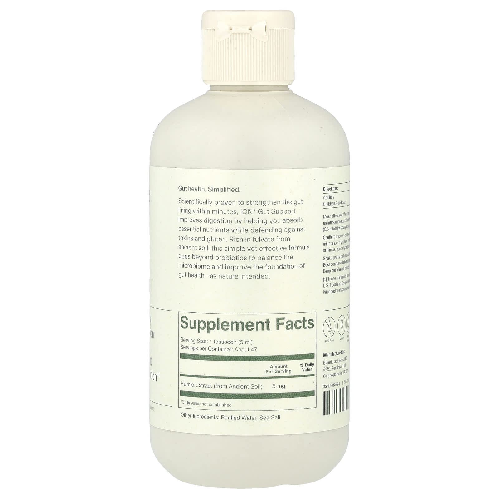 Nature's Gut Health Support with ION Intelligence of Nature, 8 fl oz - Image 2