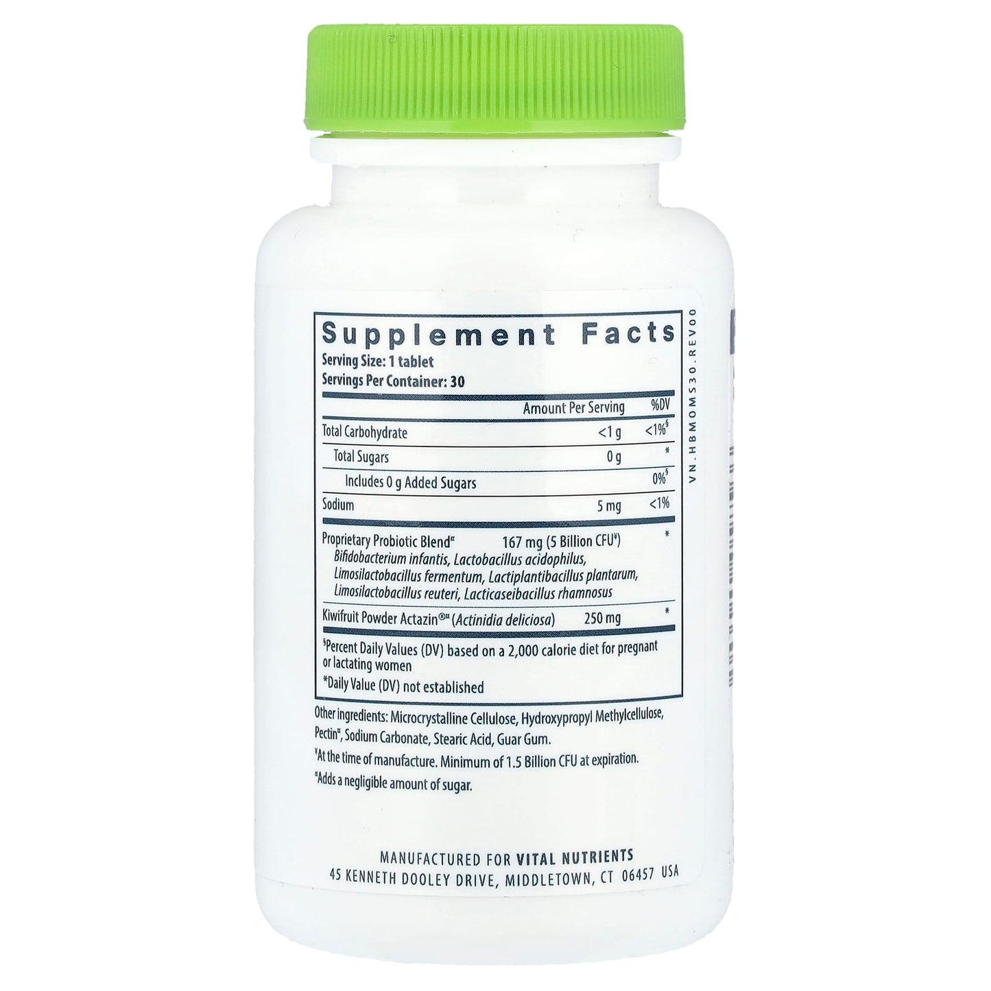 Vital Nutrients, Hyperbiotics®, Pro-Natal Probiotic, 30 Vegan Tablets - Image 2