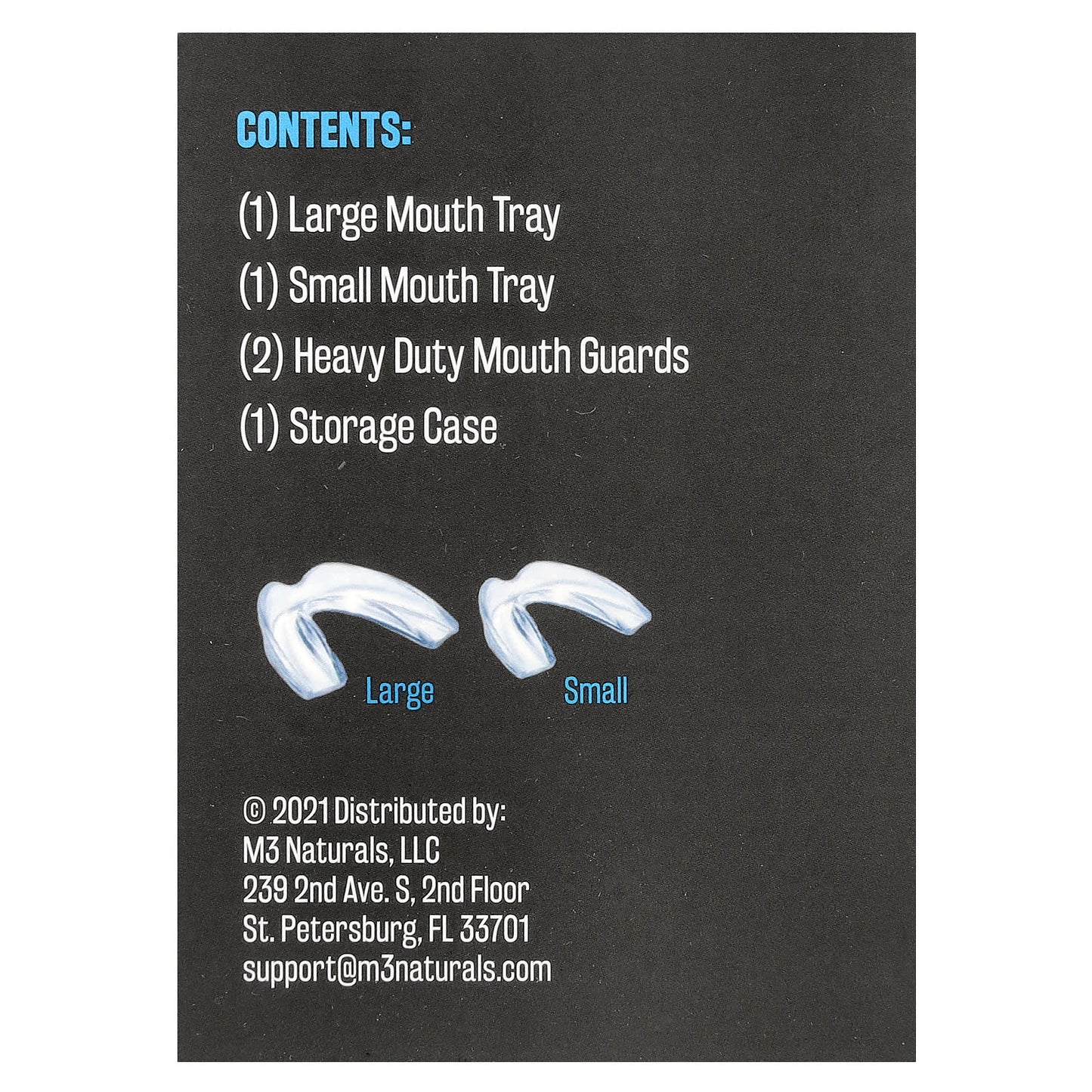 M3 Naturals, Mouth Guards, 3 Sizes, 4 Guards - Image 2