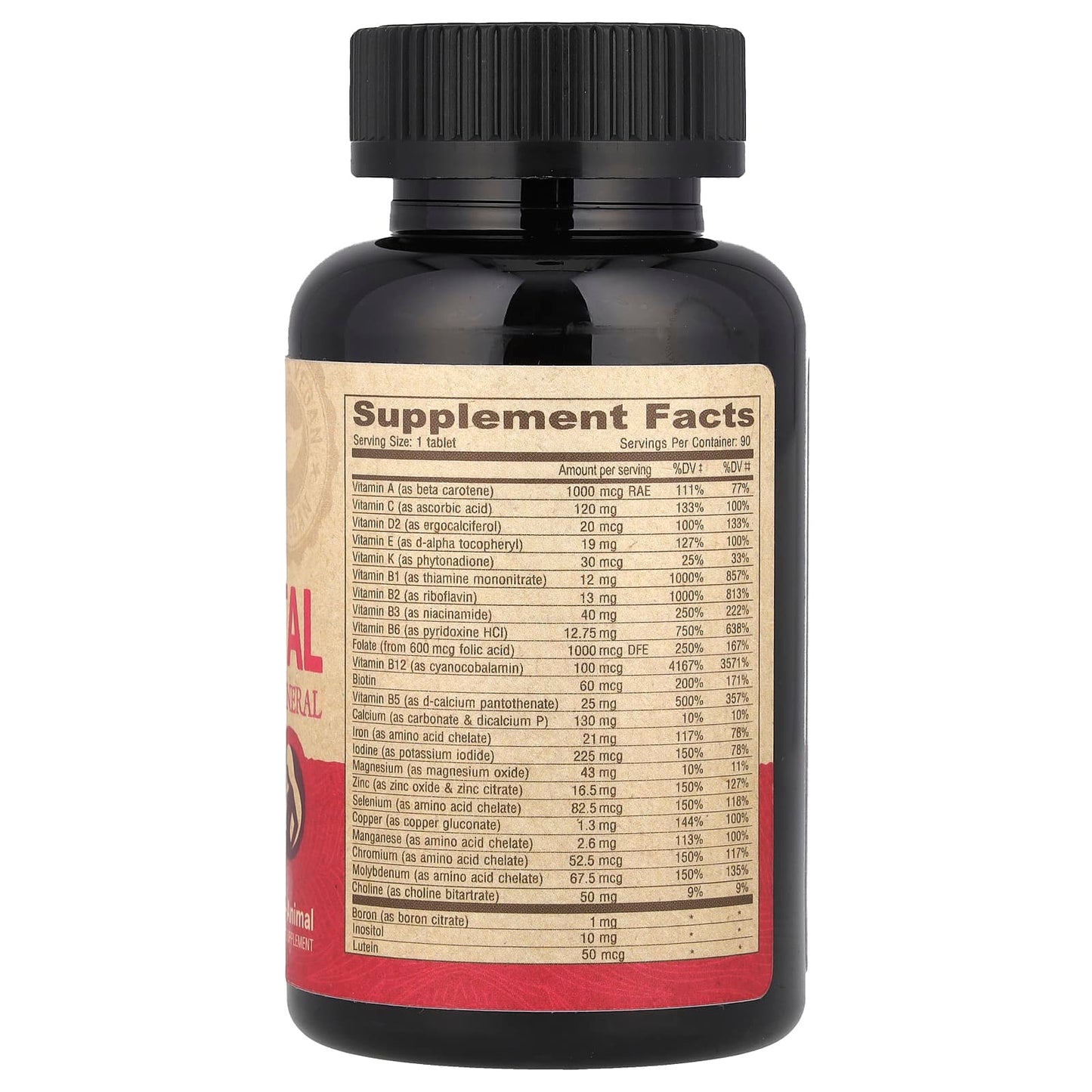 Deva Vegan Prenatal Multivitamin & Mineral - 90 Coated Tablets - Image 2
