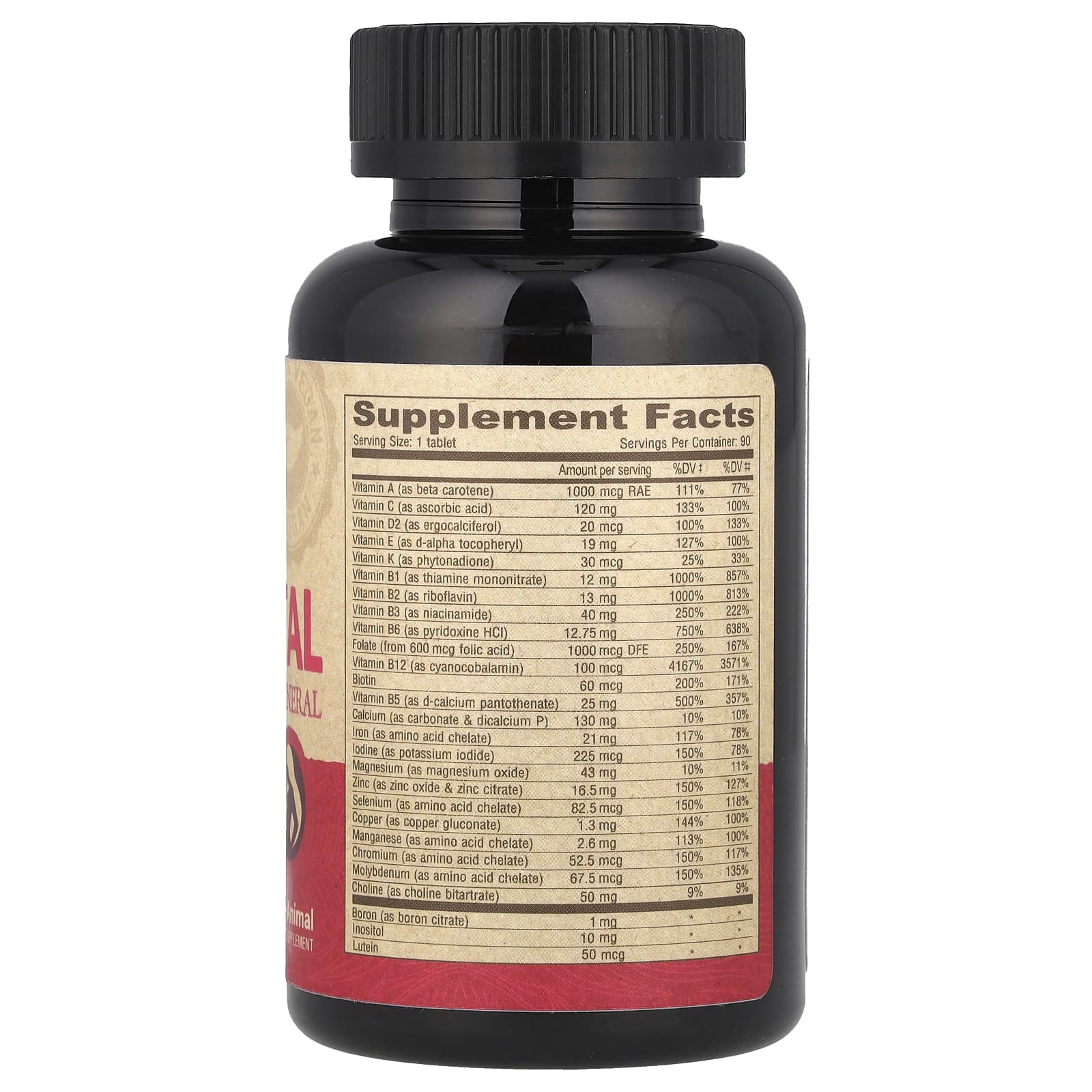 Deva Vegan Prenatal Multivitamin & Mineral - 90 Coated Tablets - Image 2