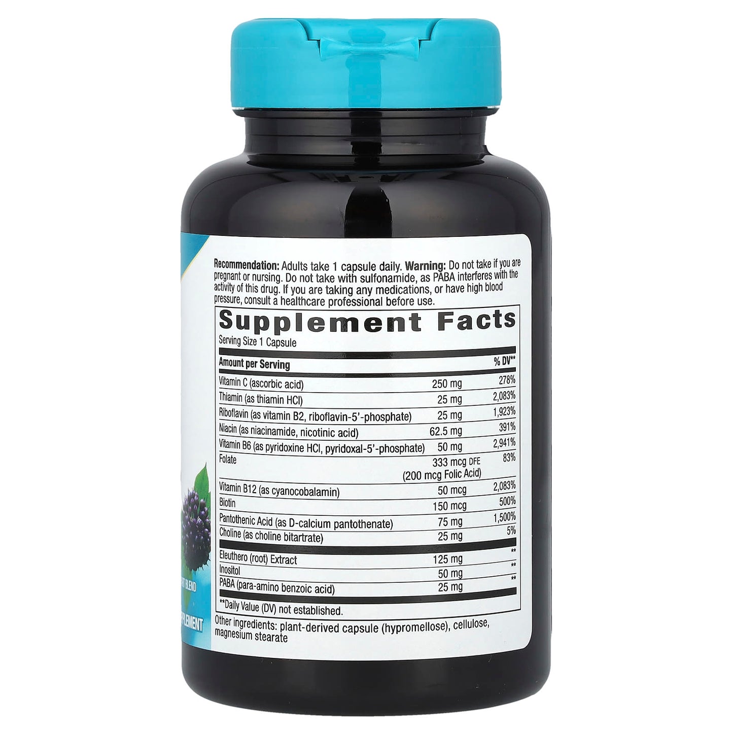 Nature's Way, B-Stress Formula, 100 Vegan Capsules - Image 2