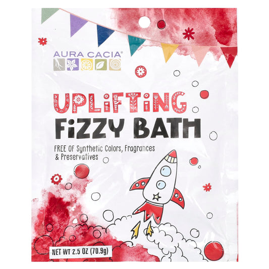 Aura Cacia Uplifting Fizzy Bath for Kids - Citrus & Lavender - Image 1