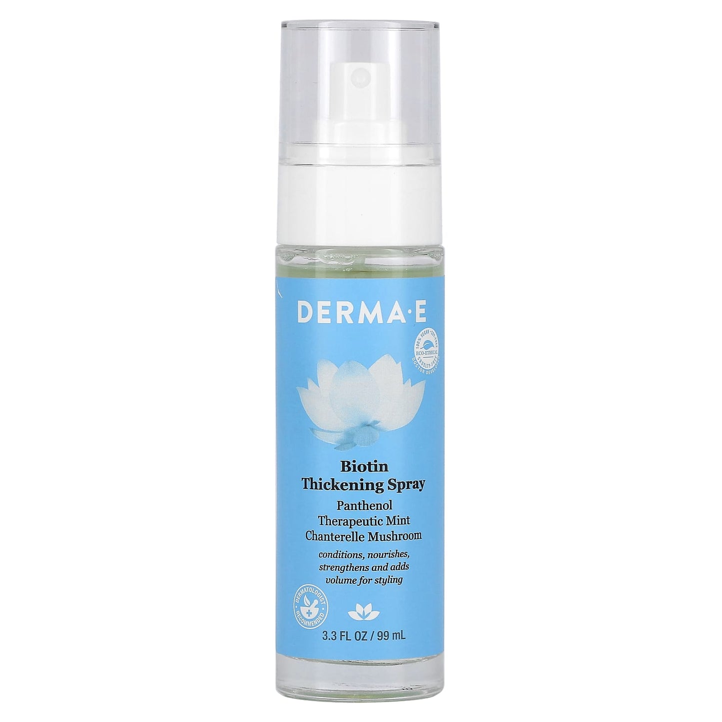 Derma E Biotin Thickening Spray for Hair Volume and Strength - Image 1