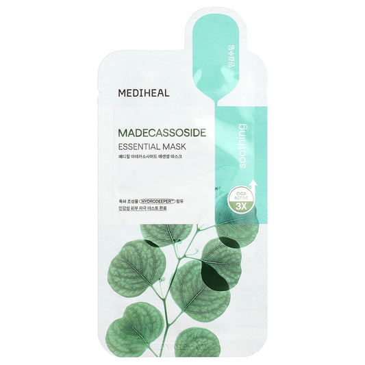 MEDIHEAL, Madecassoside, Essential Beauty Mask, 1 Sheet, 0.81 fl oz (24 ml) - Image 1