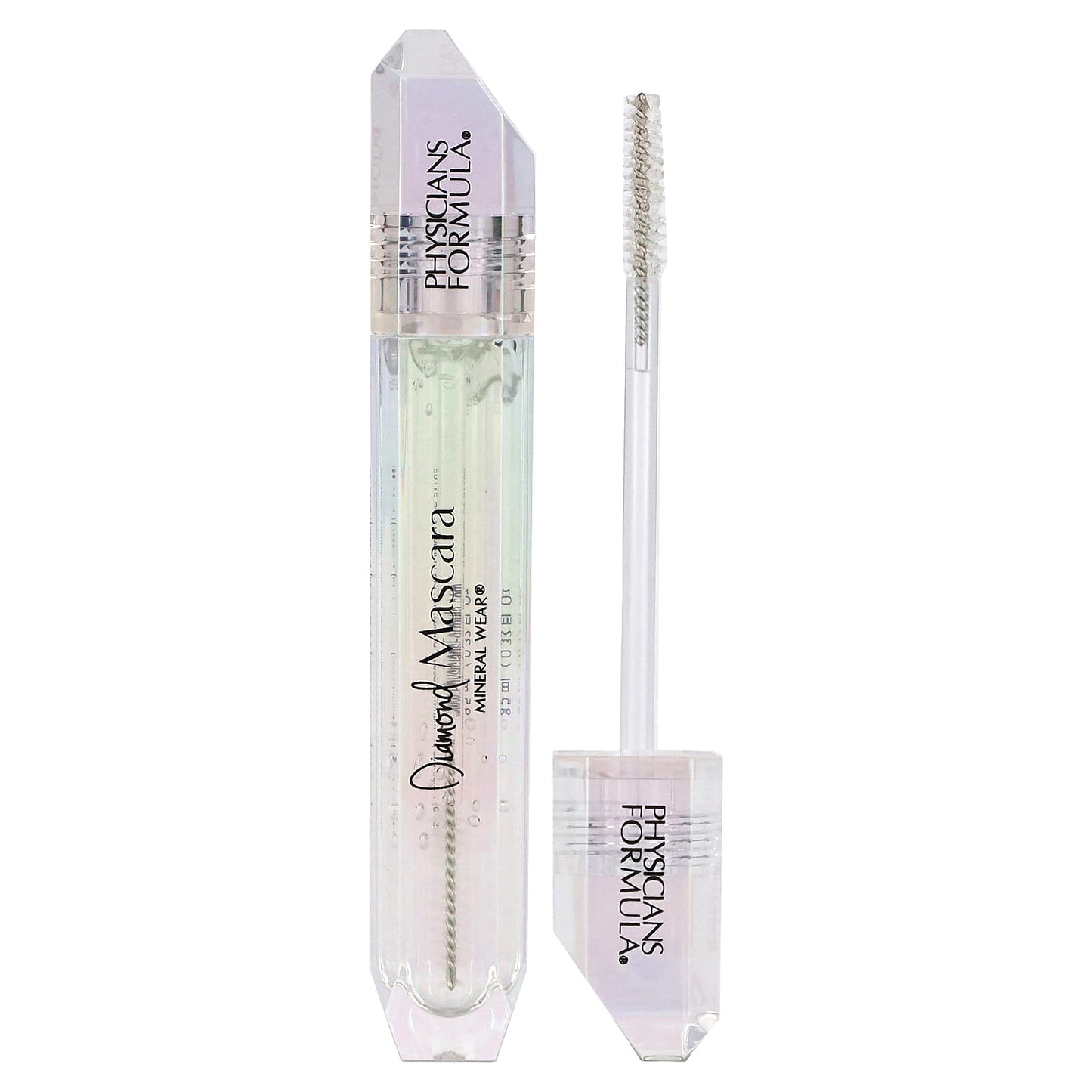 Physicians Formula, Mineral Wear, Diamond Mascara, 5-In-1 Clear Mascara, 1711954 Clear Diamond, 0.32 fl oz (9.5 ml) - Image 1