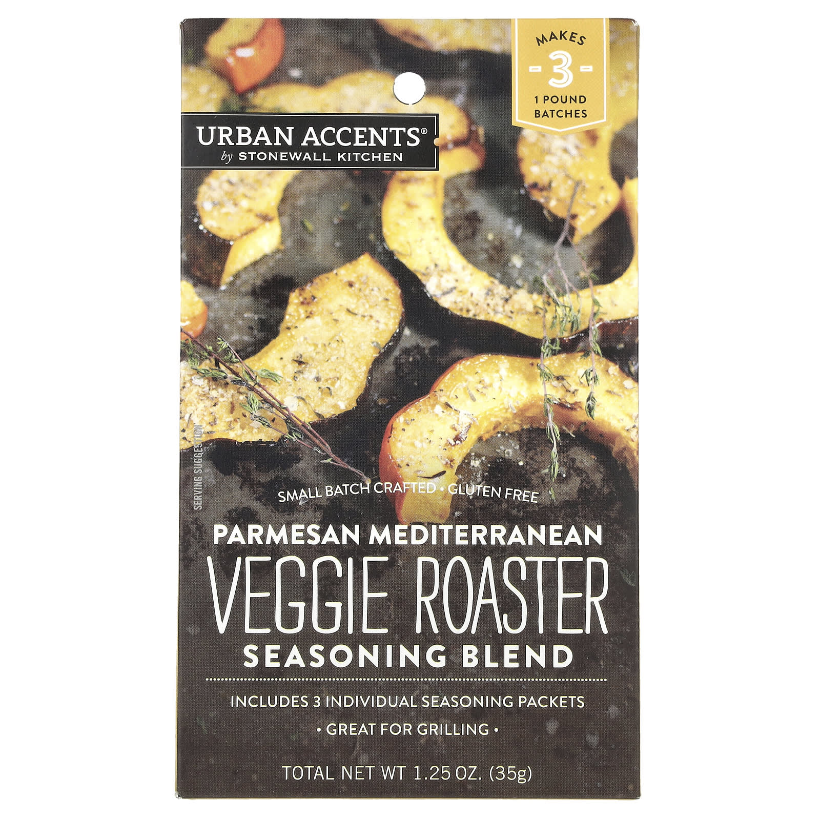 Urban Accents, Veggie Roaster Seasoning Blend, Parmesan Mediterranean, 1.25 oz (35 g) - Image 1