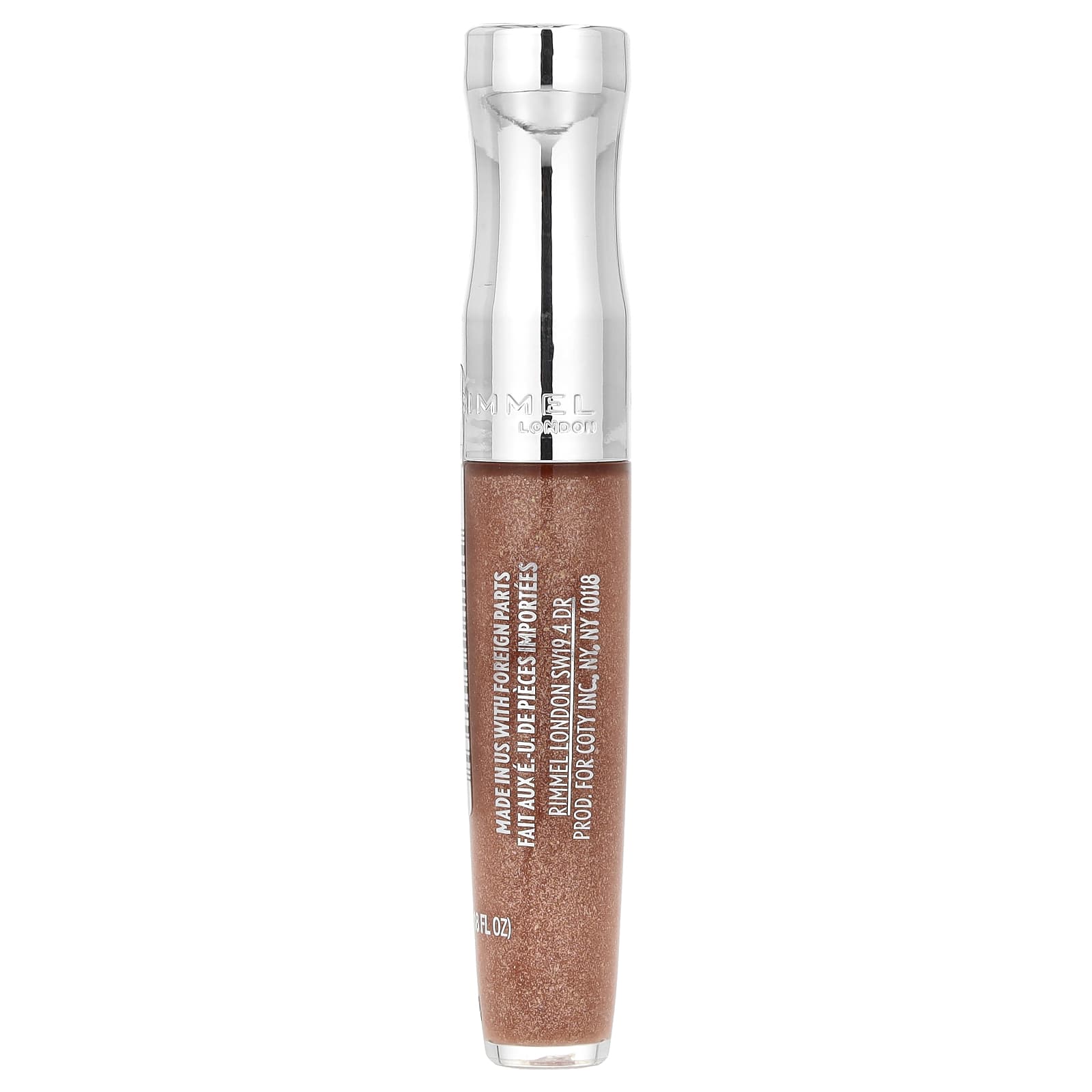 Rimmel London, Stay Glossy Lip Gloss, 125 Down To Gloss, 0.18 fl oz (5.5 ml) - Image 2