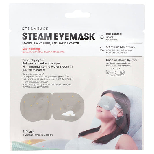 Steambase, Steam Eyemask, Unscented, 1 Mask - Image 1