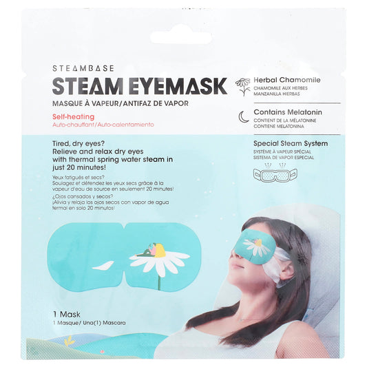 Steambase, Steam Eyemask, Herbal Chamomile, 1 Mask - Image 1