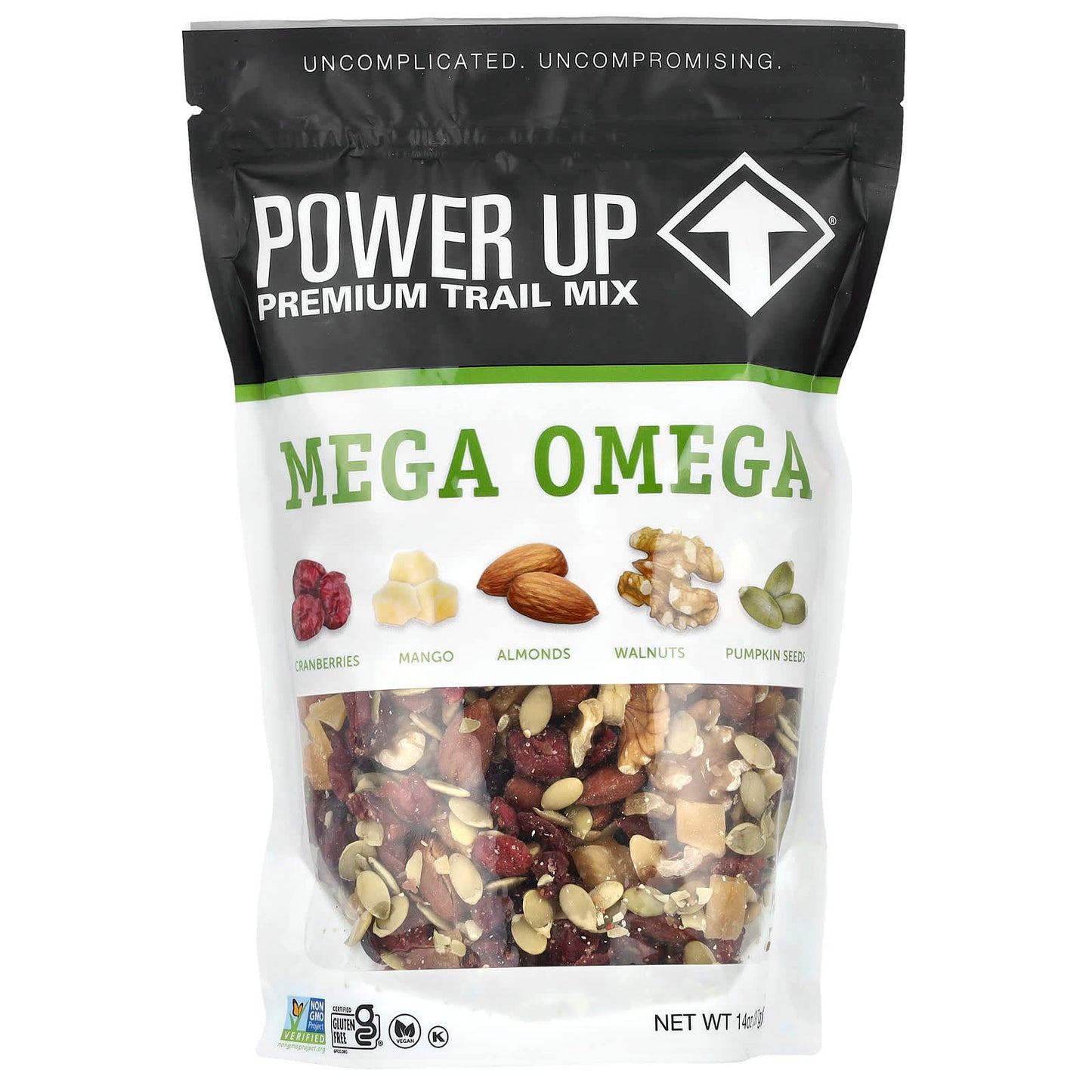 Power Up, Premium Trail Mix, Mega Omega , 14 oz (397 g) - Image 1