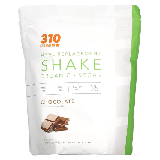 Organic Vegan Meal Replacement Shake by 310 Nutrition - Chocolate - Image 1