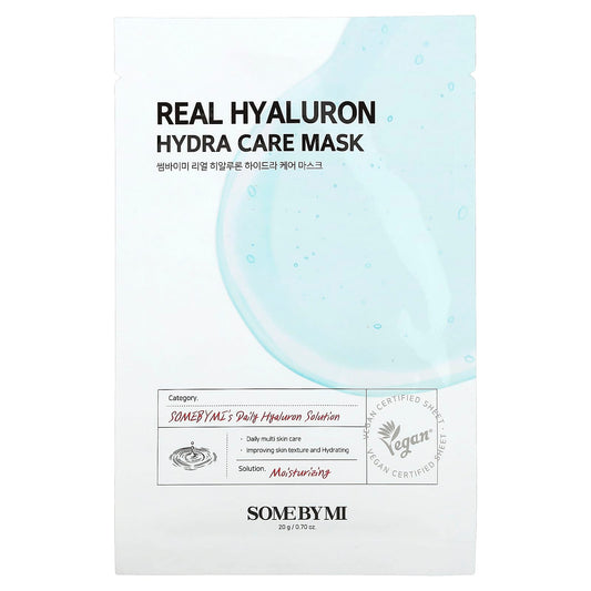 SOME BY MI, Real Hyaluron, Hydra Care Beauty Mask, 1 Sheet, 0.70 oz (20 g) - Image 1