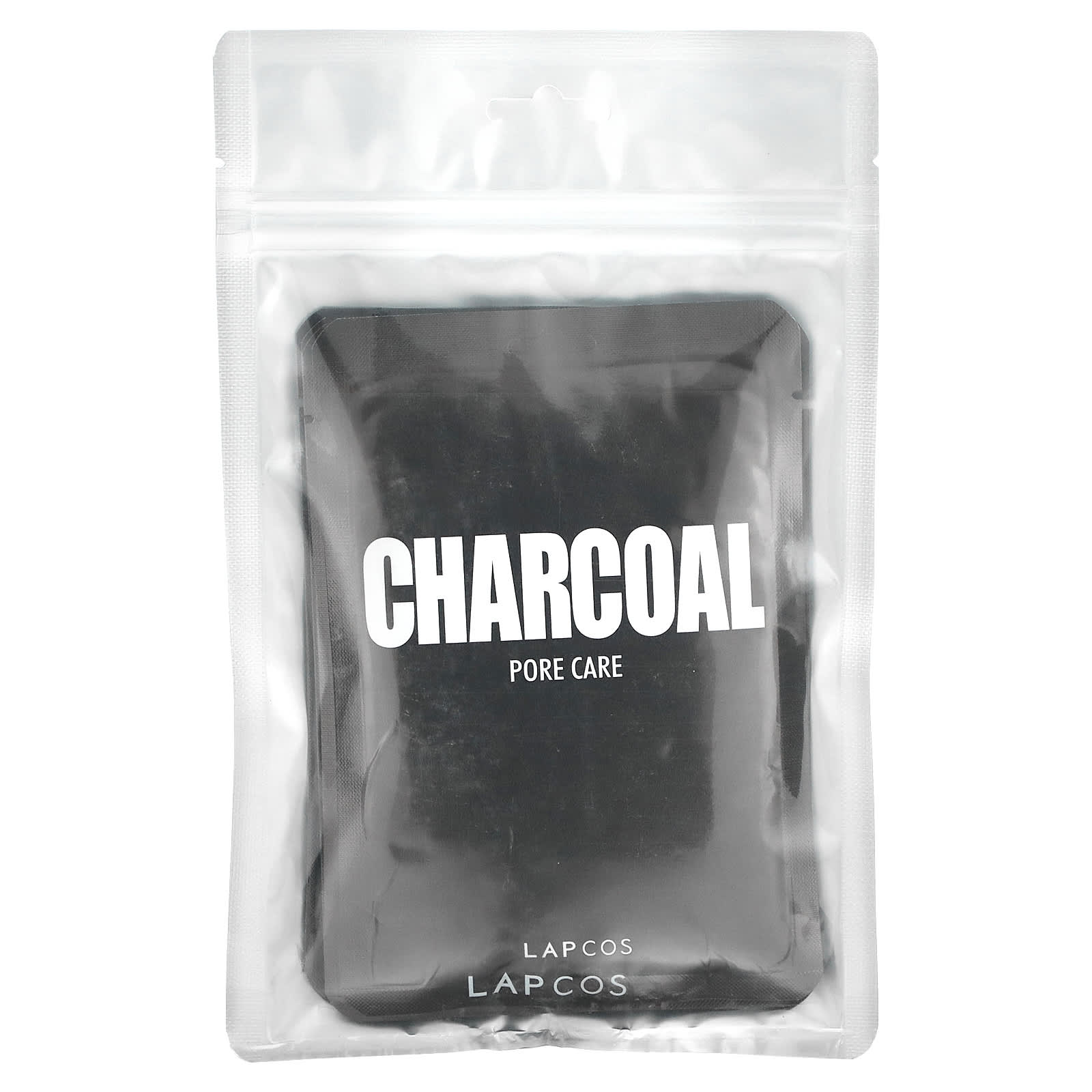 Lapcos, Charcoal Sheet Beauty Mask Set, Pore Care, 5 Sheets, 0.84 fl oz (25 ml) Each - Image 2