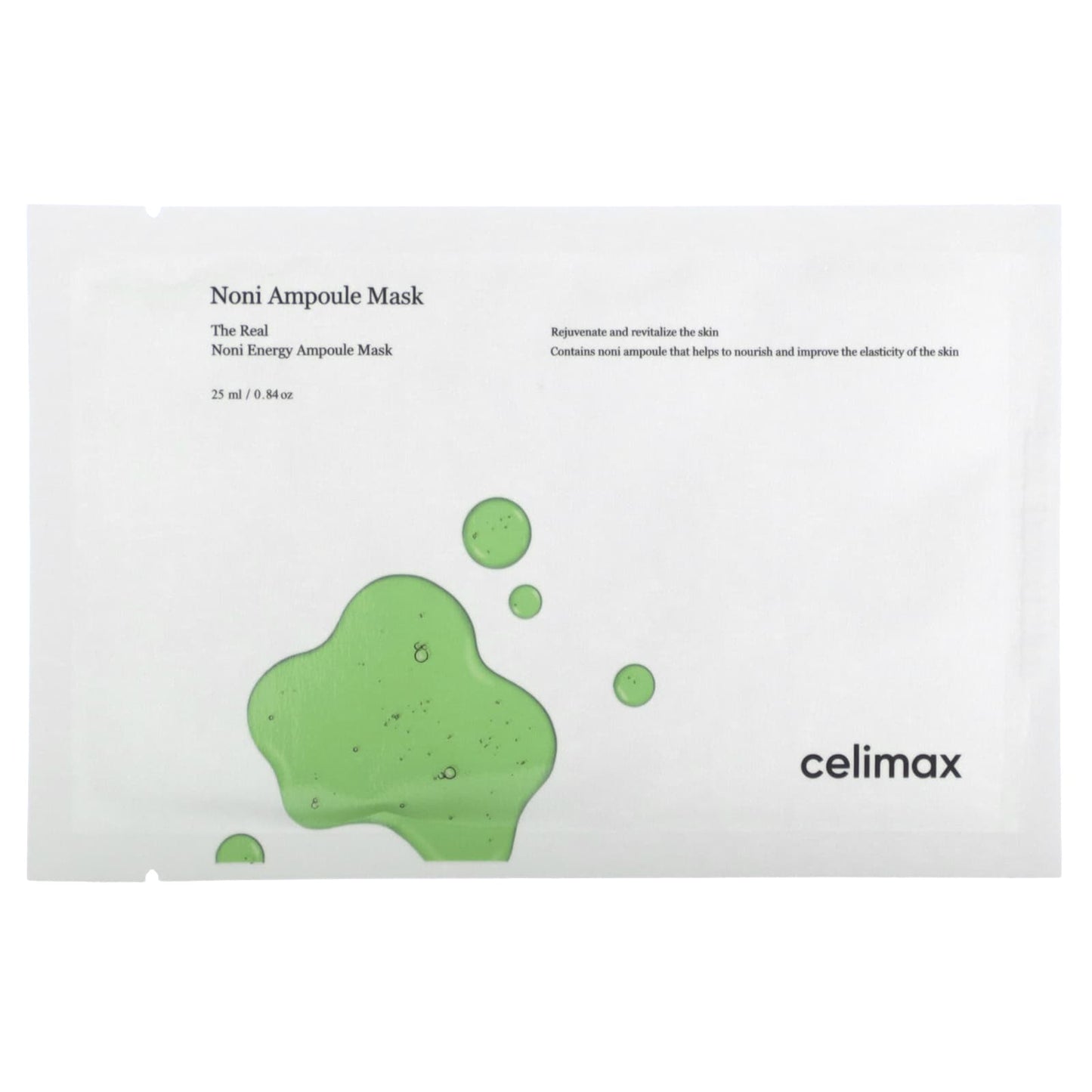 Revitalize Your Skin with Celimax Noni Ampoule Mask 5 Sheets - Image 1