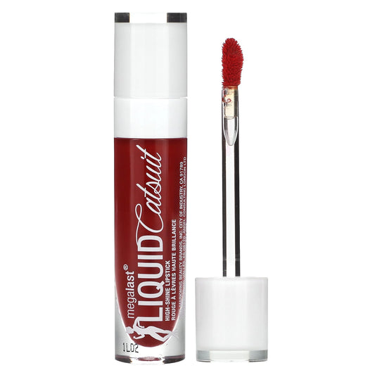 wet n wild, MegaLast, Liquid Catsuit, High-Shine Lipstick, 968A Bad Girl's Club, 0.2 oz (5.7 g) - Image 1