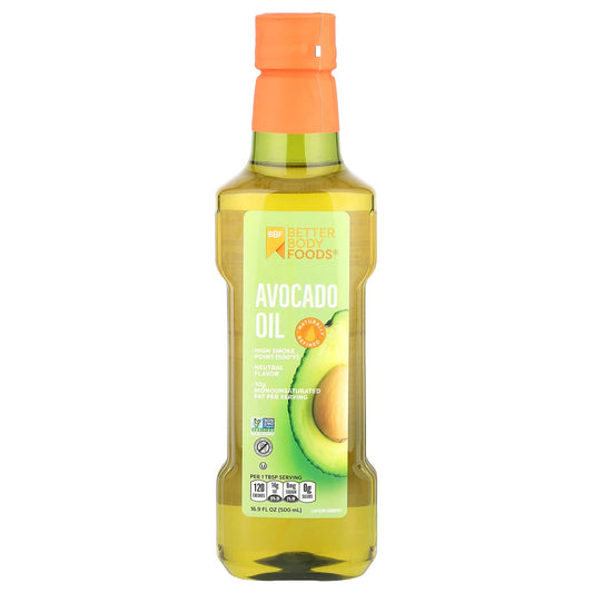Avocado Oil by BetterBody Foods, 16.9 fl oz, Non-GMO, Gluten-Free - Image 1