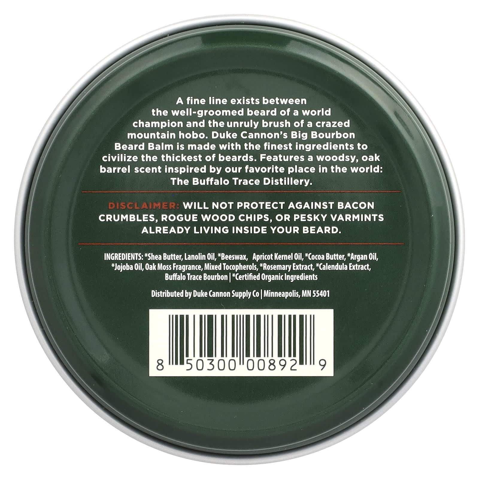 Duke Cannon Supply Co. Big Bourbon Beard Balm for Oaky Goodness - Image 2