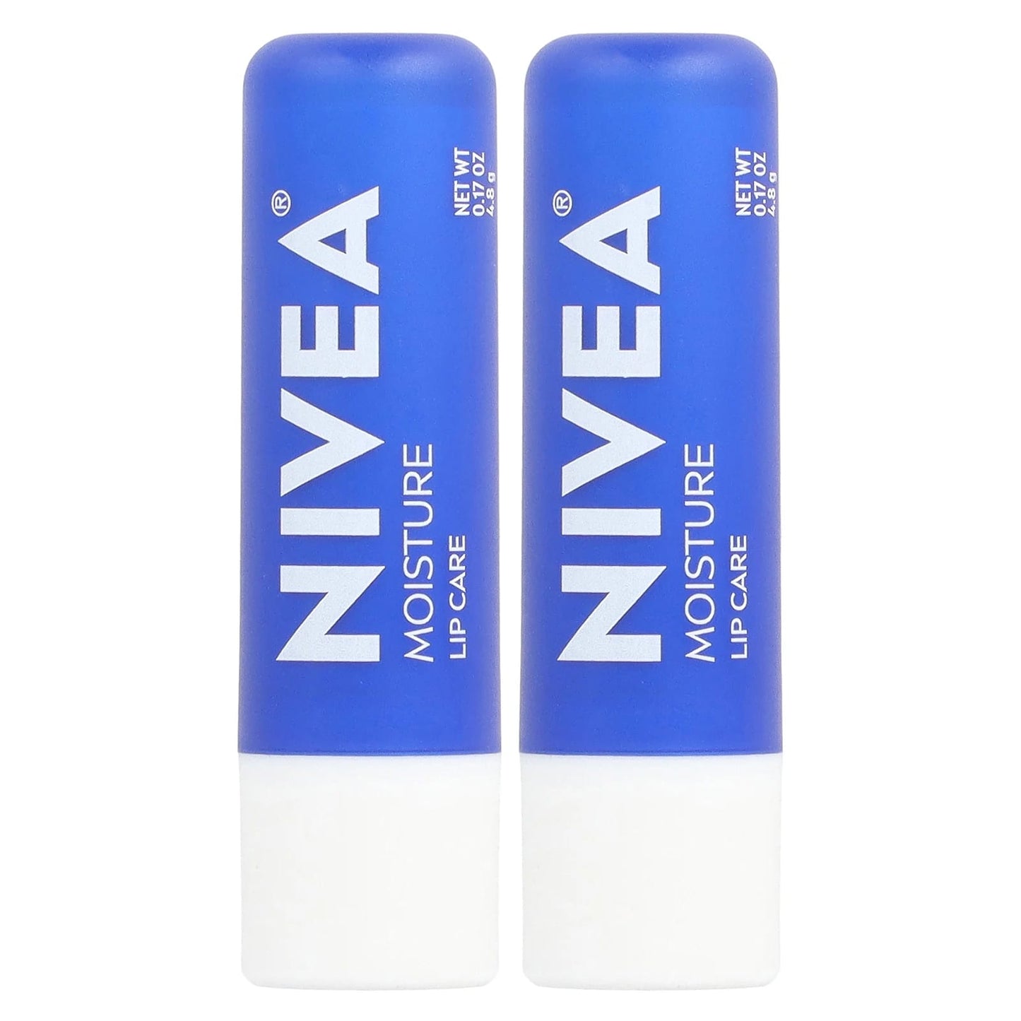 Nivea, Moisture Lip Care, 2 Sticks, 0.17 oz (4.8 g) Each - Image 1