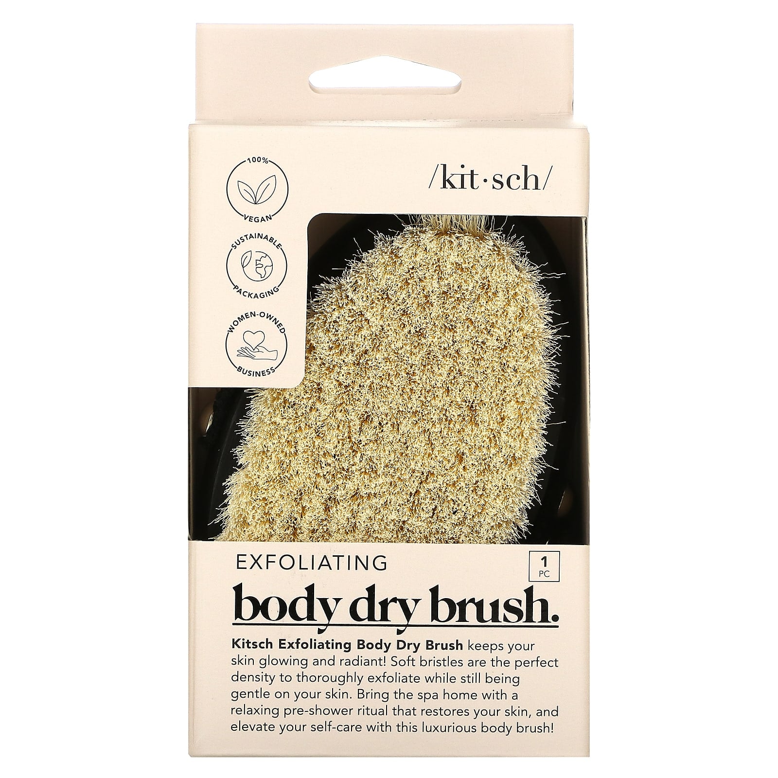 Kitsch, Exfoliating Body Dry Brush, 1 Brush - Image 1