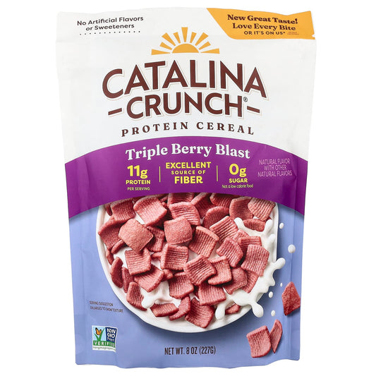 Catalina Crunch Triple Berry Blast Protein Cereal, 8 oz (227g) - Image 1